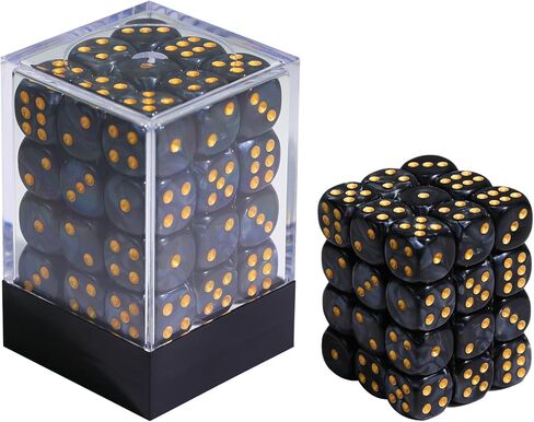 36PCS 12mm 6 Sided Mini Dice Set with Box, Polyhedral D6 Standard Game Dice for Board Game Dice RPG D&D MTG Accessories or Math Learning in Kuwait