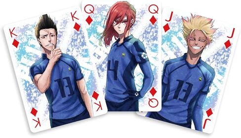 Blue Lock - 52 Play Cards - لعبة البوكر ، لعبة الورق ، سطح السفينة ، أوراق اللعب in Kuwait