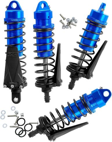 ترقيات امتصاص الصدمات الألومنيوم RC جزء من 1/10 Slash/Stampede/Telluride 4WD 4x4 ، سبيكة 4pcs الصدمات الخلفية الأمامية ، الأزرق البحرية in Saudi Arabia