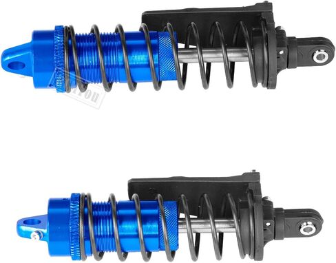 ترقيات امتصاص الصدمات الألومنيوم RC جزء من 1/10 Slash/Stampede/Telluride 4WD 4x4 ، سبيكة 4pcs الصدمات الخلفية الأمامية ، الأزرق البحرية in Saudi Arabia
