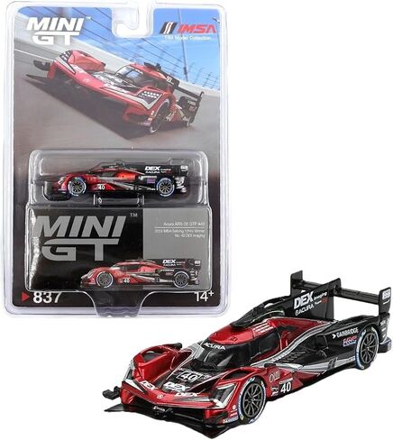 Diecast Model Car Compatible with Mini GT 1:64 Acura ARX-06 GTP #40 Wayne Taylor Racing with Andretti 2024 IMSA Sebring 12Hrs Winner Limited Edition MGT00837 in Saudi Arabia