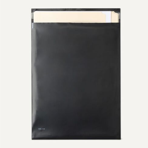 Amazon Basics Poly Mailers, Shipping Bags, Self-Sealing Envelopes, Black, 10" x 13", 100 pack in Saudi Arabia