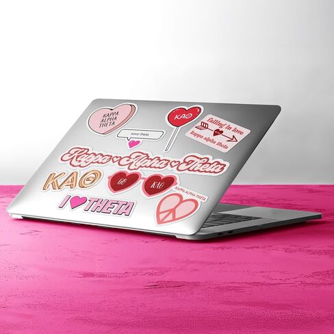 Sorority Shop - Kappa Alpha Theta - Sticker Sheet - Love Theme in Saudi Arabia
