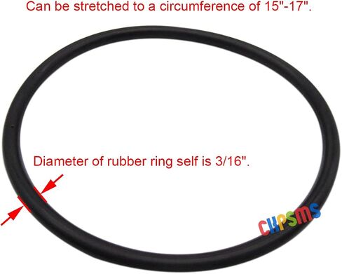 CKPSMS Brand -Universal Sewing Machine Motor Stretch Belt Compatible with/Replacement for 15"-17" Singer Brand White Brand (2PCS) in Saudi Arabia