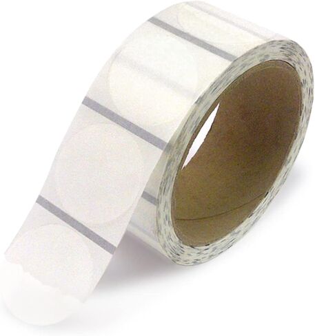 ملصقات دائرة Clear DayLabels Clear - 500 عدد من ملصقات الختم مستديرة على لفة - ملصقات وكرات واضحة للتغليف والبريد والتجزئة والحرف والغراب - مصنوعة في الولايات المتحدة الأمريكية in Kuwait