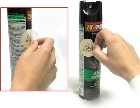 ملصقات دائرة Clear DayLabels Clear - 500 عدد من ملصقات الختم مستديرة على لفة - ملصقات وكرات واضحة للتغليف والبريد والتجزئة والحرف والغراب - مصنوعة في الولايات المتحدة الأمريكية in Kuwait