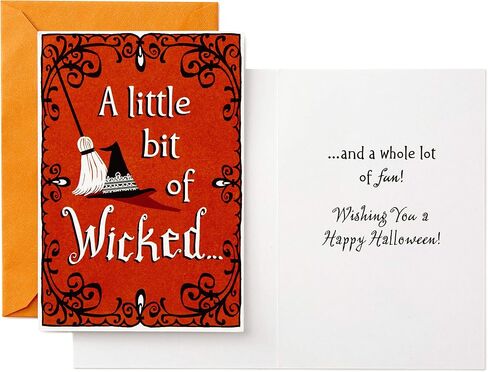 Hallmark Halloween Cards Assortment, Wicked Cat and Pumpkins (8 Cards with Envelopes) in Saudi Arabia