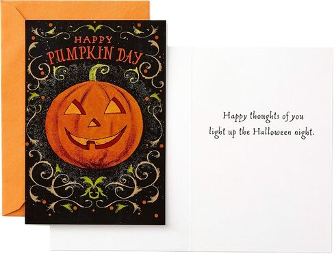 Hallmark Halloween Cards Assortment, Wicked Cat and Pumpkins (8 Cards with Envelopes) in Saudi Arabia