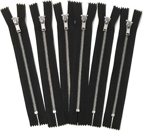 10 PCS Silver Metal Teath #3 Quippers الأسنان (أسود ، 10 بوصات) in Kuwait