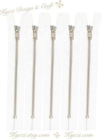10 PCS Silver Metal Teath #3 Quippers الأسنان (أسود ، 10 بوصات) in Kuwait