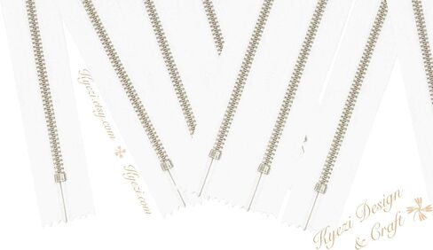 10 PCS Silver Metal Teath #3 Quippers الأسنان (أسود ، 10 بوصات) in Kuwait