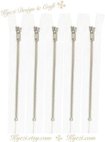 10 PCS Silver Metal Teath #3 Quippers الأسنان (أسود ، 10 بوصات) in Kuwait