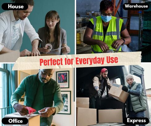 Clear Packing Tape – Heavy Duty Shipping Tape for Box Packaging & Moving – 2.2mil Thick, 2-inch Wide Mailing Tape – 36 Rolls (1980 Yards) in Saudi Arabia