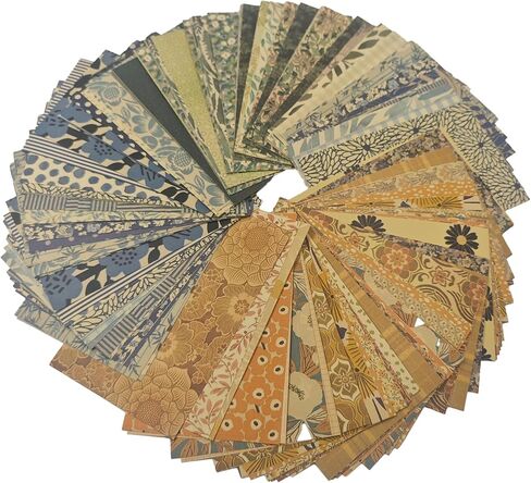 pson 180 Sheets Vintage Scrapbook Paper Pad, Decorative Craft Paper for Journaling, Card Making, Art Collage, DIY Crafts(Style A) in Saudi Arabia