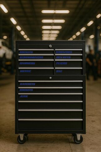 علامات درج الأدوات ، وعلامات مربع الأدوات المغناطيسية ثلاثية الأبعاد ، و 11 قطعة ، وملصقات تنظيم صندوق الأدوات القابلة لإعادة الاستخدام ، والمغناطيس المضمّن القوي ، وسهل قراءة الطباعة لأدراج مربع الأدوات السريعة. (رمادي) in Kuwait