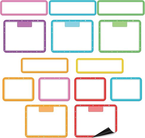 15 Pcs Magnetic Write Wipe Paper Organization Chart Dry Erase Objectives Learning Magnets for Classroom Whiteboard Great for Classroom Goals Targets School Whiteboard Teaching Essential Supplies in Saudi Arabia