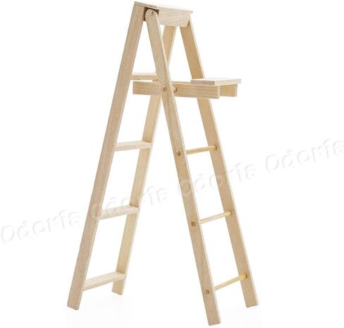 Odoria 1/12 Miniature Step Ladder Dollhouse Furniture Accessories in Saudi Arabia