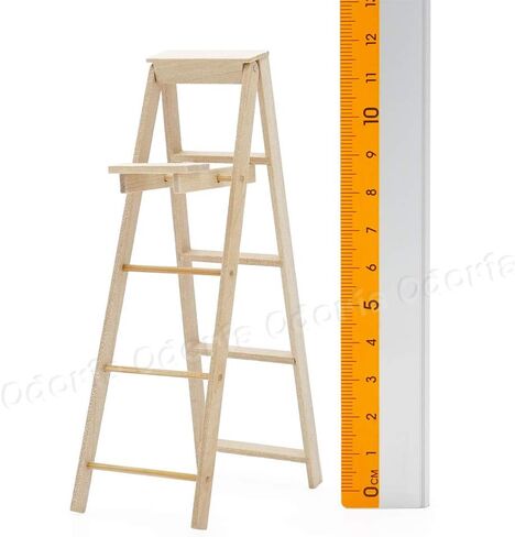 Odoria 1/12 Miniature Step Ladder Dollhouse Furniture Accessories in Saudi Arabia