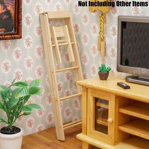Odoria 1/12 Miniature Step Ladder Dollhouse Furniture Accessories in Saudi Arabia