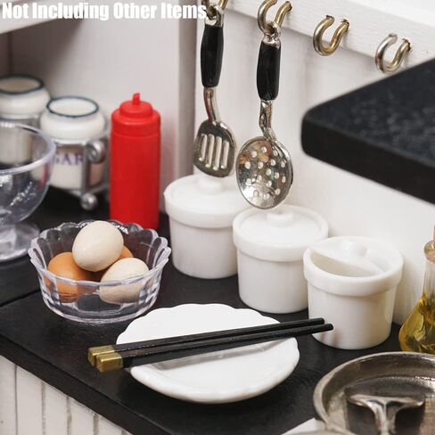 Odoria 1/12 Miniature Bowls and Glasses 11Pcs Dollhouse Decoration Accessories in Saudi Arabia