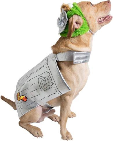 Pet Krewe Oscar كبير الأوسكار The Grouch Dog - يناسب حيوانات أليفة صغيرة ومتوسطة وكبيرة وكبيرة - مثالية للعيد الهالوين ، وعطلة عيد الميلاد ، والحفلات ، والتقاط الصور ، والهدايا لعشاق الكلاب in Kuwait