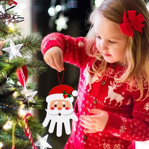 Zhanmai 36 مجموعات عيد الميلاد سانتا الحرف اليدوية للأطفال DIY عيد الميلاد الحرف جعل يدويتك الخاصة مجموعة الحلي سانتا للأطفال أنشطة فصول مرحلة ما قبل المدرسة للأطفال in Saudi Arabia