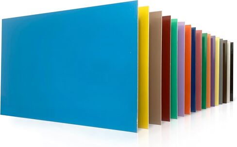 MDF ملونة الخشب 12x19 بوصة ، 1/8 ، السمك المتوفرة ، Glowforge جاهزة ، الخشب الطبيعي غير المكتمل للحرف اليدوية | أبيض 10 أوراق in Kuwait