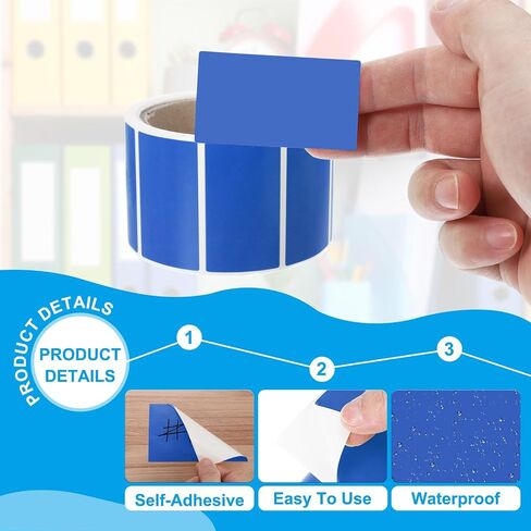 PATIKIL Colored Thermal Labels 5x3 Inch, 300 Pcs Color Direct Thermal Printer Sticker Label Rectangle Adhesive Paper Sticker Roll for Shipping Address Mailing Name, Pink in Saudi Arabia