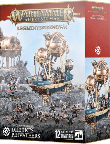 Games Workshop Warhammer AoS: Regiments of Renown: Kharadron Overlords: Drekki's Privateers in Saudi Arabia