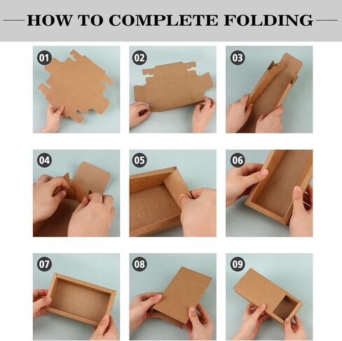 26 PCS RECTANGER DRIVER Kraft Boxes Small Crafts Cardboard صناديق التعبئة الحاضرات الصناديق للتغليف لصالح الحفلات ، وحرف الحلوى والمجوهرات ، 6.5 × 3.7 × 1.6 بوصة (أسود) in Saudi Arabia