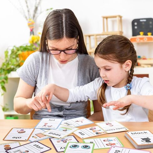 Dolch Sight Words Flash Cards رياض الأطفال ، بطاقات فلاش Toddler تتراوح أعمارهم بين 3-4 in Saudi Arabia