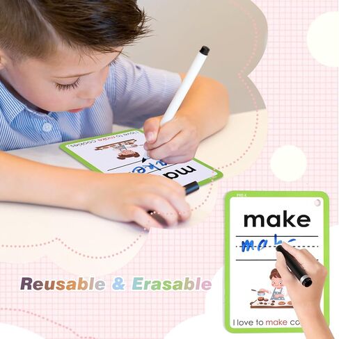 Dolch Sight Words Flash Cards رياض الأطفال ، بطاقات فلاش Toddler تتراوح أعمارهم بين 3-4 in Saudi Arabia