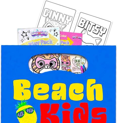 Disney SuperKitties Mini Birthday Party Favors Set - 24 Super Kitties Play Packs for Kids Bundle | Mini Coloring Books, Stickers, More for Goodie Bags Fillers Party Supplies in Saudi Arabia