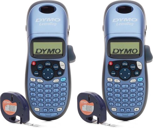 DYMO LetraTag LT-100H Handheld Label Maker, Blue in Saudi Arabia