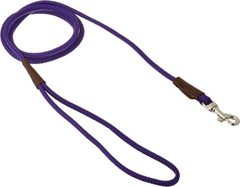 Mendota Pet Show Snap Leash - Dog Lead - Made in The USA - Black, 1/8 in x 4 ft - for Small Breeds in Saudi Arabia