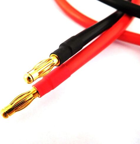 WST EC8 إلى 4MM BANANA PLUT PLUT BATTER RC موصل محول كبل الرصاص الرصاص (30 سم / 10AWG) × 2 أجهزة الكمبيوتر in Kuwait