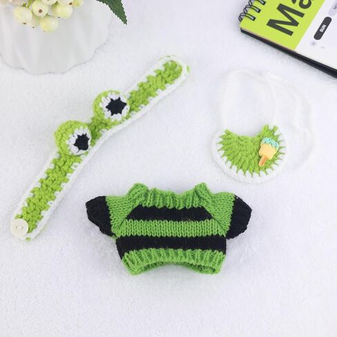 2 عبوات الملابس المحددة لأحذية الدمى التي تبلغ مساحتها 17 سم ووزن ووزرة مخصصة للملحقات البالغة 17 سم ملابس ، ملابس لطيفة لللباس 6.7 "دمية in Kuwait