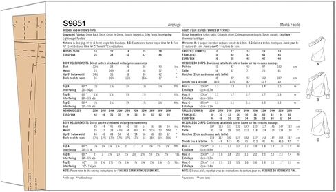 Simplicity Misses' and Women's One Shoulder Tops Sewing Pattern Packet, Sizes 20W-22W-24W-26W-28W, Multicolor in Saudi Arabia