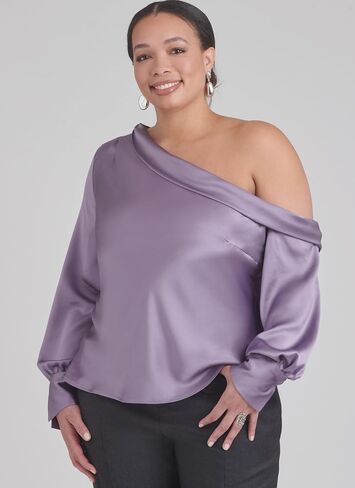 Simplicity Misses' and Women's One Shoulder Tops Sewing Pattern Packet, Sizes 20W-22W-24W-26W-28W, Multicolor in Saudi Arabia