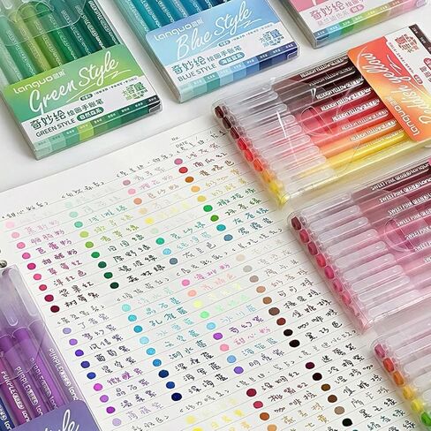 207 Colors Gel Pens with Fine Point for Adult Coloring Books, Colors Stackable Acrylic Pens for Journals, Drawing, Writing and Student Supplies in Saudi Arabia