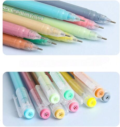 207 Colors Gel Pens with Fine Point for Adult Coloring Books, Colors Stackable Acrylic Pens for Journals, Drawing, Writing and Student Supplies in Saudi Arabia