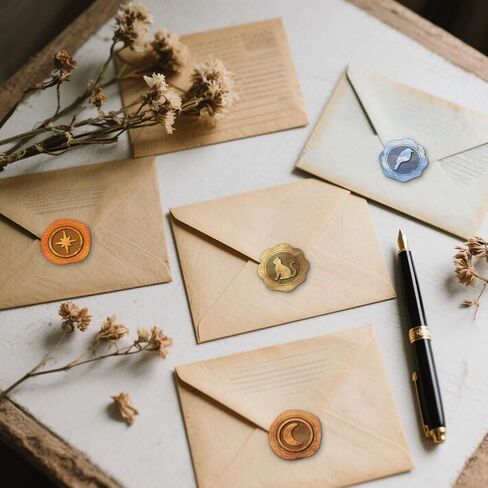 Globleland Wax Seal Seal Envelope Dies Dies for DIY Scrapbooking Metal Vintage Envelope Cut Dies Flowers Butterfly Die Cuts for Card Making Photo Photo Album Decor in Saudi Arabia