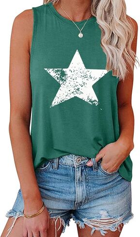 قمصان بدون أكمام للسيدات من IRISGOD، قمصان صيفية فضفاضة ذات تصميم لطيف بدون أكمام، سترة أساسية للتمرين in Kuwait