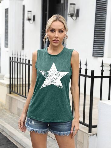 قمصان بدون أكمام للسيدات من IRISGOD، قمصان صيفية فضفاضة ذات تصميم لطيف بدون أكمام، سترة أساسية للتمرين in Kuwait