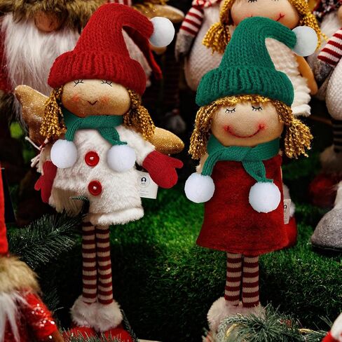 Zhanmai 12 PCS Aristrics Doll Associory Clothers Clother Christmas Christms Kit Hats Socks Gloves Dickf Sets Decoration (Style Style) in Saudi Arabia