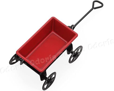 Odoria 1/24 Miniature Red Wagon Dollhouse Decoration Accessories in Saudi Arabia