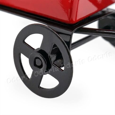 Odoria 1/24 Miniature Red Wagon Dollhouse Decoration Accessories in Saudi Arabia