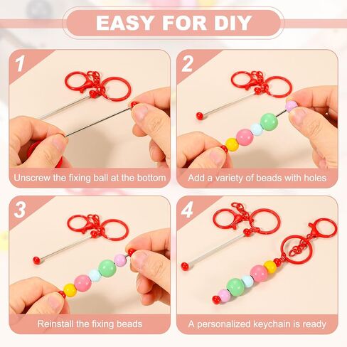 سلاسل المفاتيح القابلة للخروج من Patikil ، مجموعة مفاتيح Metal DIY من صنع حلقات مفتاح مع أشرطة سلسلة فارغة مع خطاف جراد البحر in Saudi Arabia