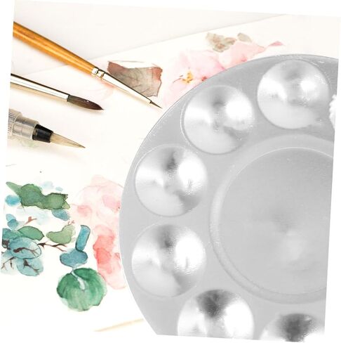 4 Pcs Art Painting Tray Pallet with Wells Lightweight and Washable for Mixing Colors for Artists and Crafts in Saudi Arabia