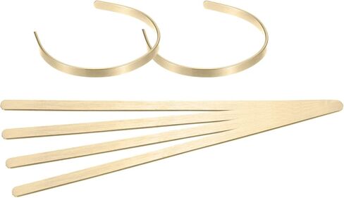 uxcell 6Pcs Bracelet Blanks, 5/8 x 6inch Cuff Bangle Blanks Copper for DIY Jewelry Making(Gold, 1mm Thick) in Saudi Arabia